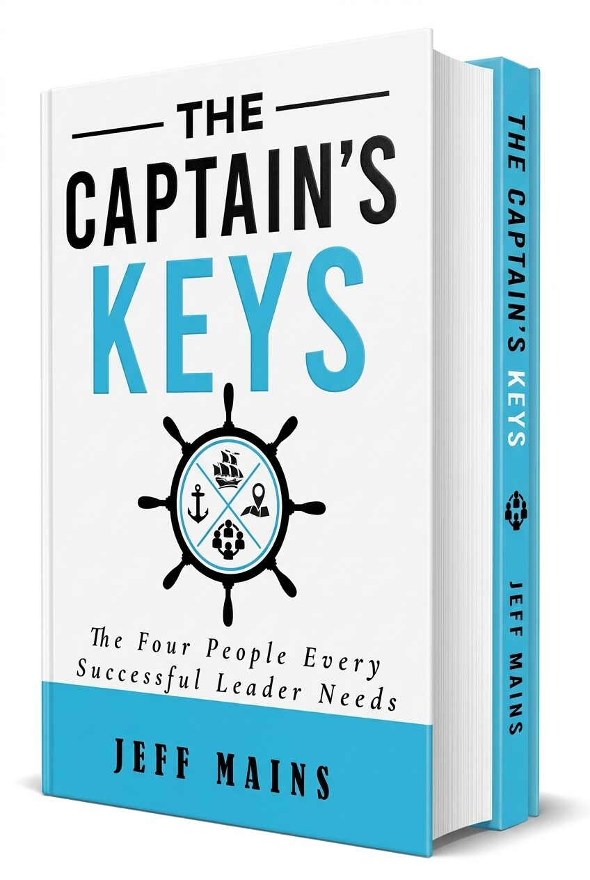 The Captain's Keys Book cover facing left